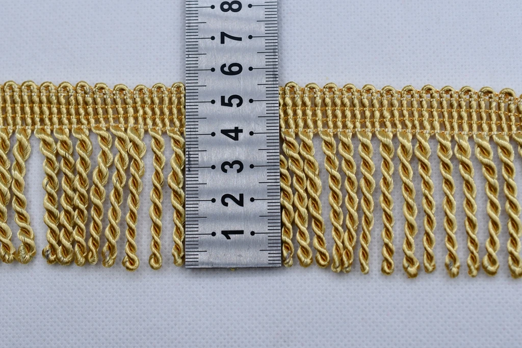 Wholesale More Colors 5.5CM 2Inch Rope Twisted Bullion Fringe for Clothes