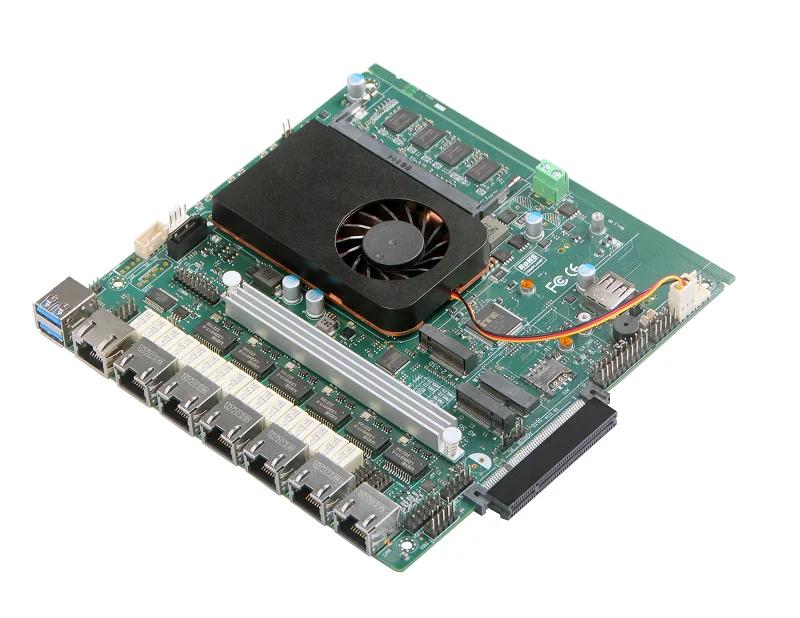 Zunsia cheap Core11th Network Firewall PC Mainboard 6LAN Computer Server Firewall Rackmount Motherboard for 1U Network Appliance