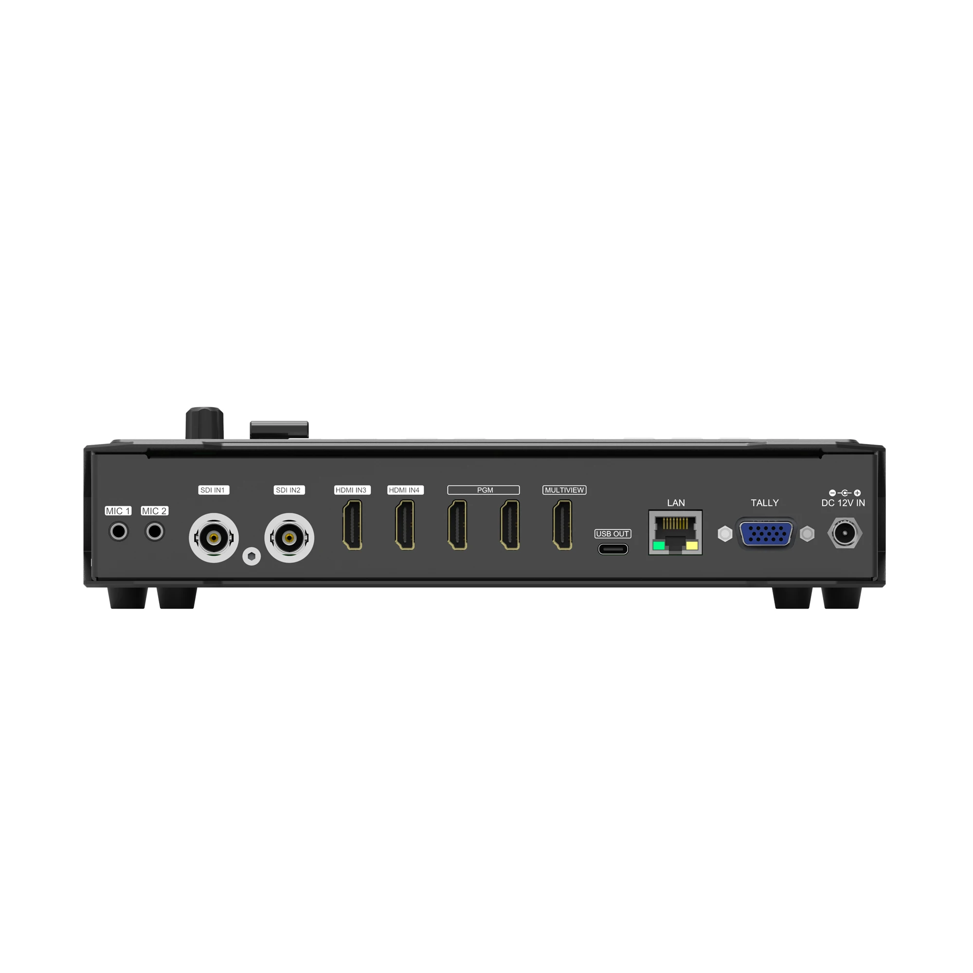HVS0403U AVMATRIX Micro 4 Channel HDMI SDI Live Stream  Video Switcher with Luma key, Chroma key, FTB/ PIP for tally