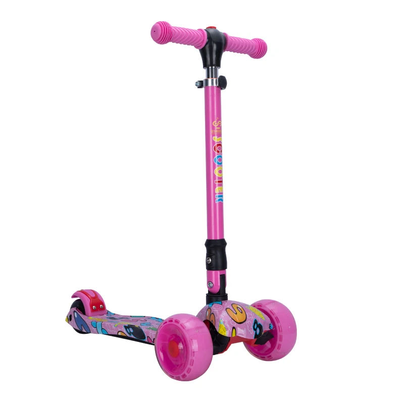 Kids Scooter for Kids Ages 3-12. Light & Sturdy 3 Wheel Adjustable Height for Toddler Boys & Girls. LightUp LED Wheels