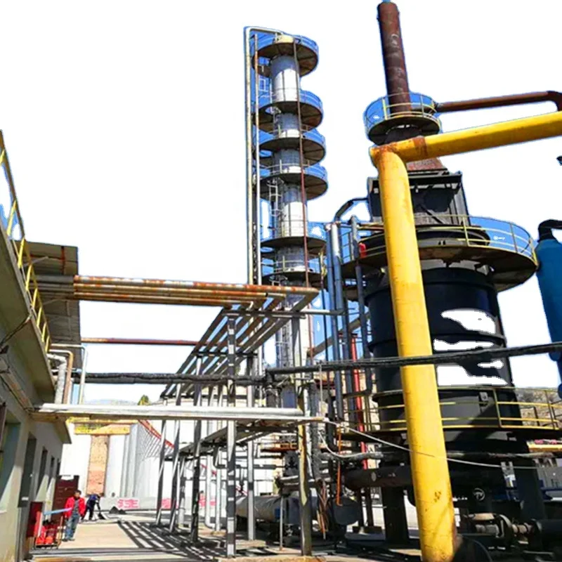 50-150Tons processing capacity Good performance small scale petroleum refinery