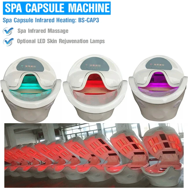 Light Therapy Ozone Far Infrared Sauna With Vichy Shower System For Body Cleaning And Slimming