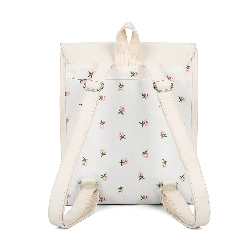 Factory Sale Backpacks For Women Cartoon Bags For Girls Korean School Bag Summer Small Canvas Shoulder Bag Mini Travel Rucksack