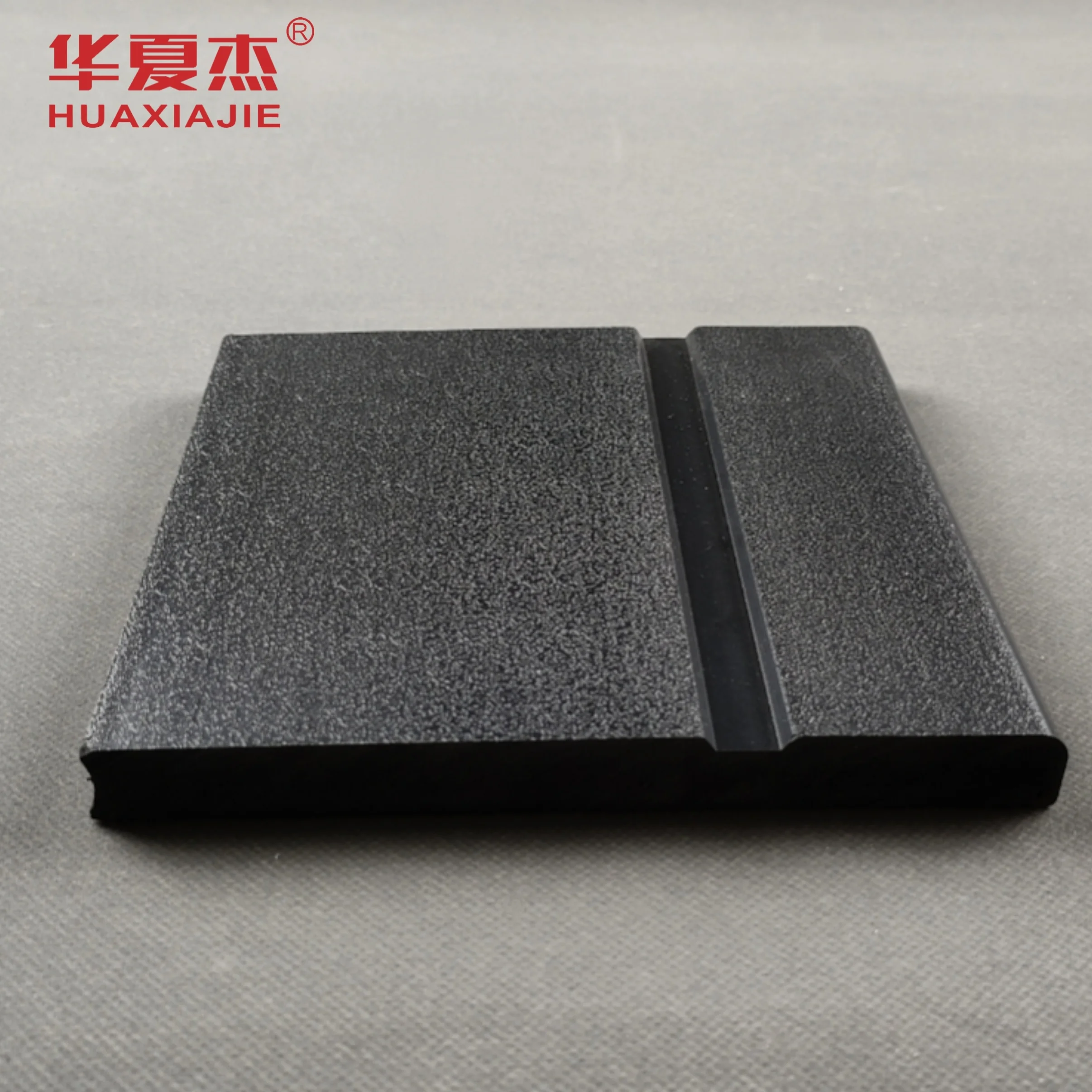 Wholesale pvc skirting board waterproof vinyl baseboard trim black decoration material
