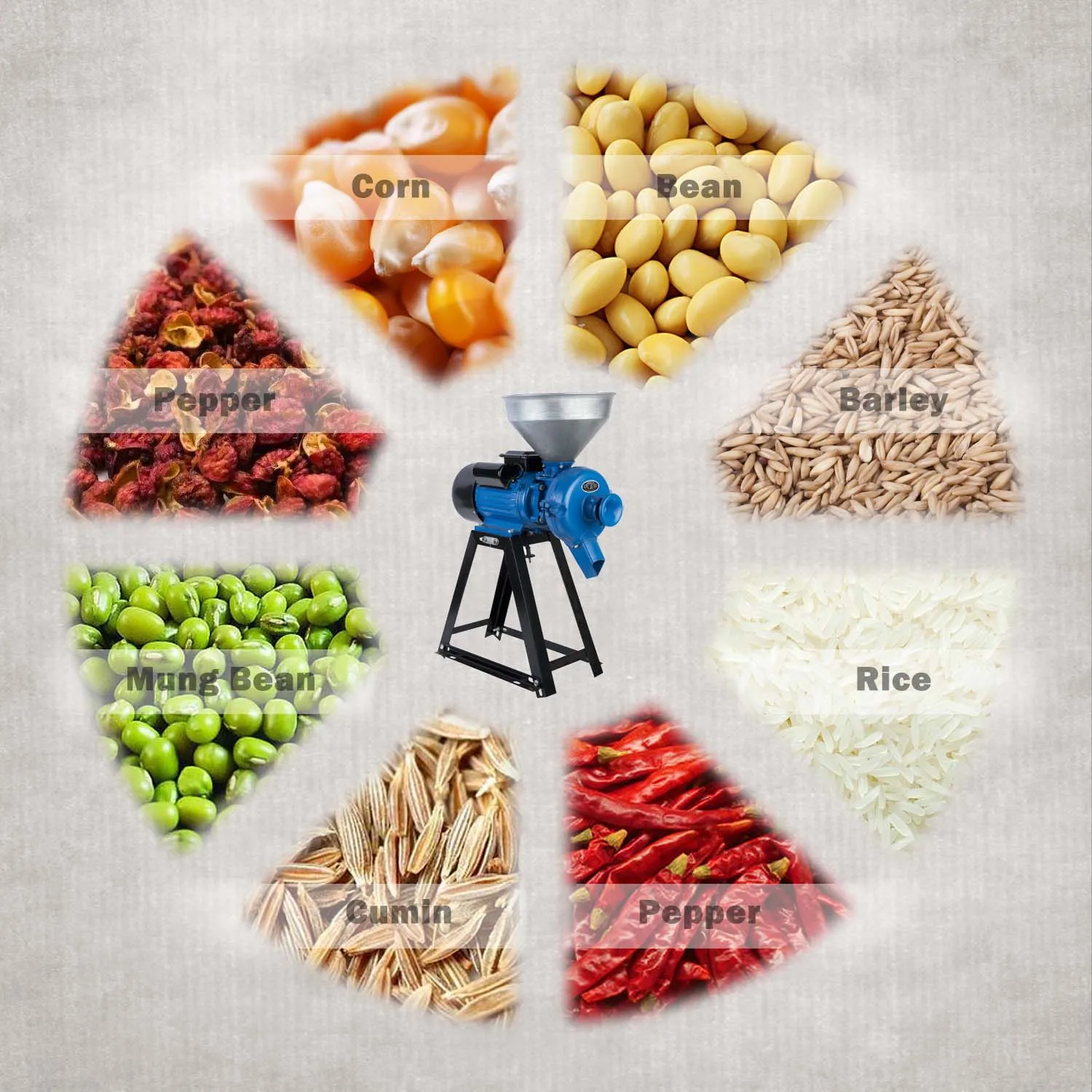 
flour mill home soybean grinder soya bean small scale machinery prices High quality feed crushing 
