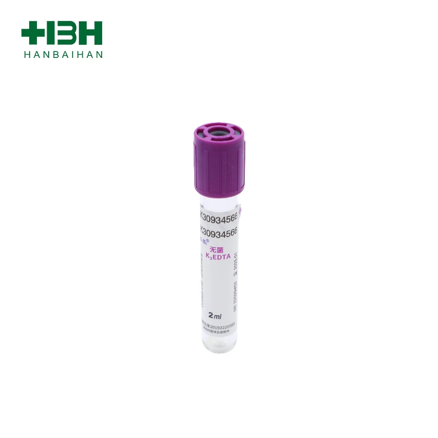 Tubes Vacutainer China EDTA K2 K3 Tube for Medical Test