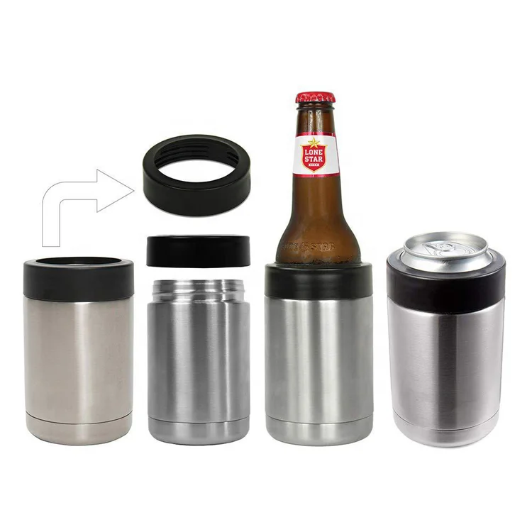 12oz Stainless Steel Can Sleeve Skinny Can Cooler For Slim Beer & Hard Seltzer Double Wall Vacuum Insulated Drink Holder