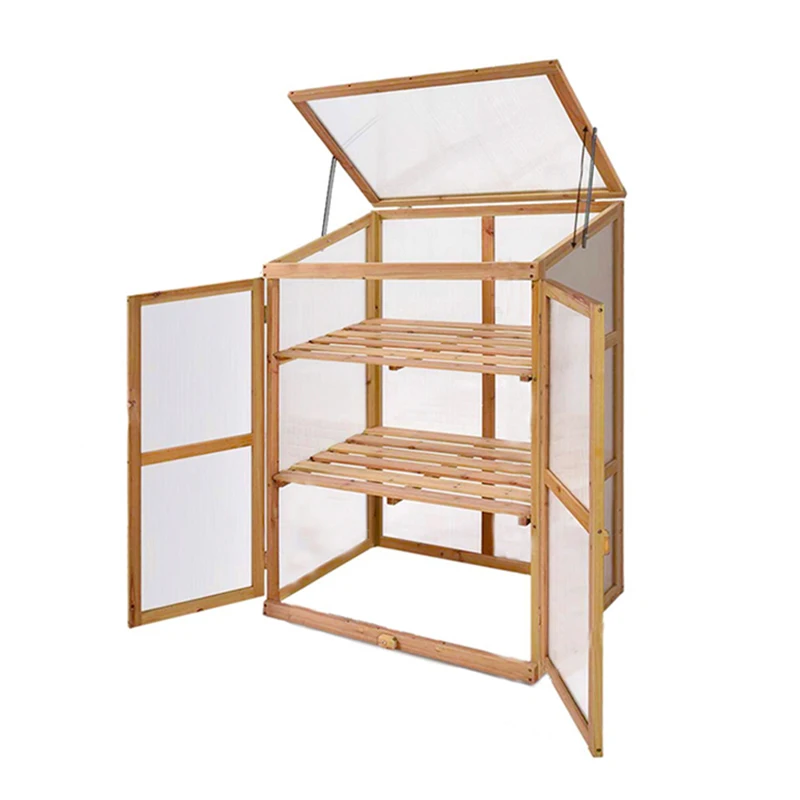 Новый стиль многослойная деревянная теплица для выращивания