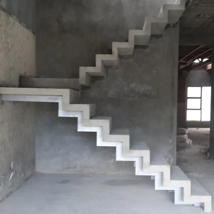 For sale steel glass open riser staircase zigzag staircase