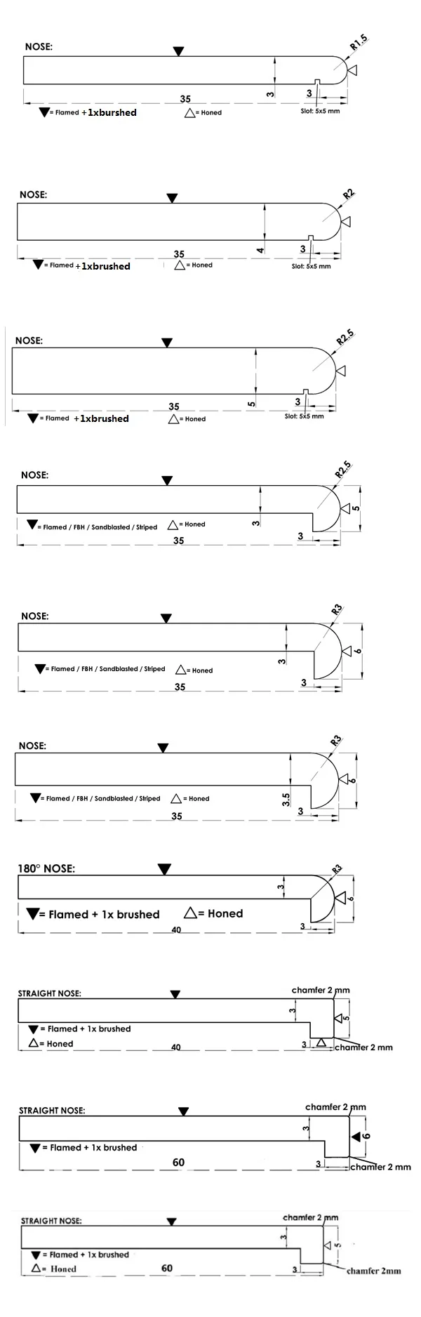 mcm rough Swimming Pool Edge Tiles G682 granite bathroom tiles cladding granite slab natural stone paving tiles