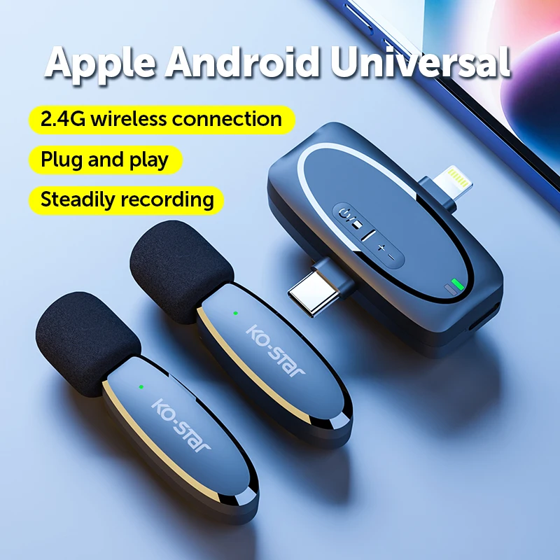 Lavalier Microphone long-distance high-definition radio for webcasting microphone wireless professional condenser microphone