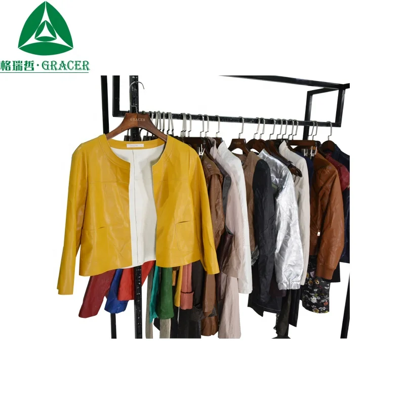 Vintage Used Apparel Bales Mix Style Leather Jacket Used Clothing Turkey Old Clothes Used Clothes