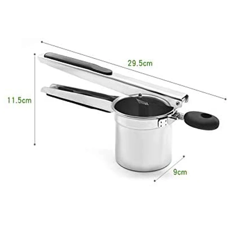 woman spaghetti sauce potato press herb cutter press noodle paper brick maker press small mash potato squeezer masher