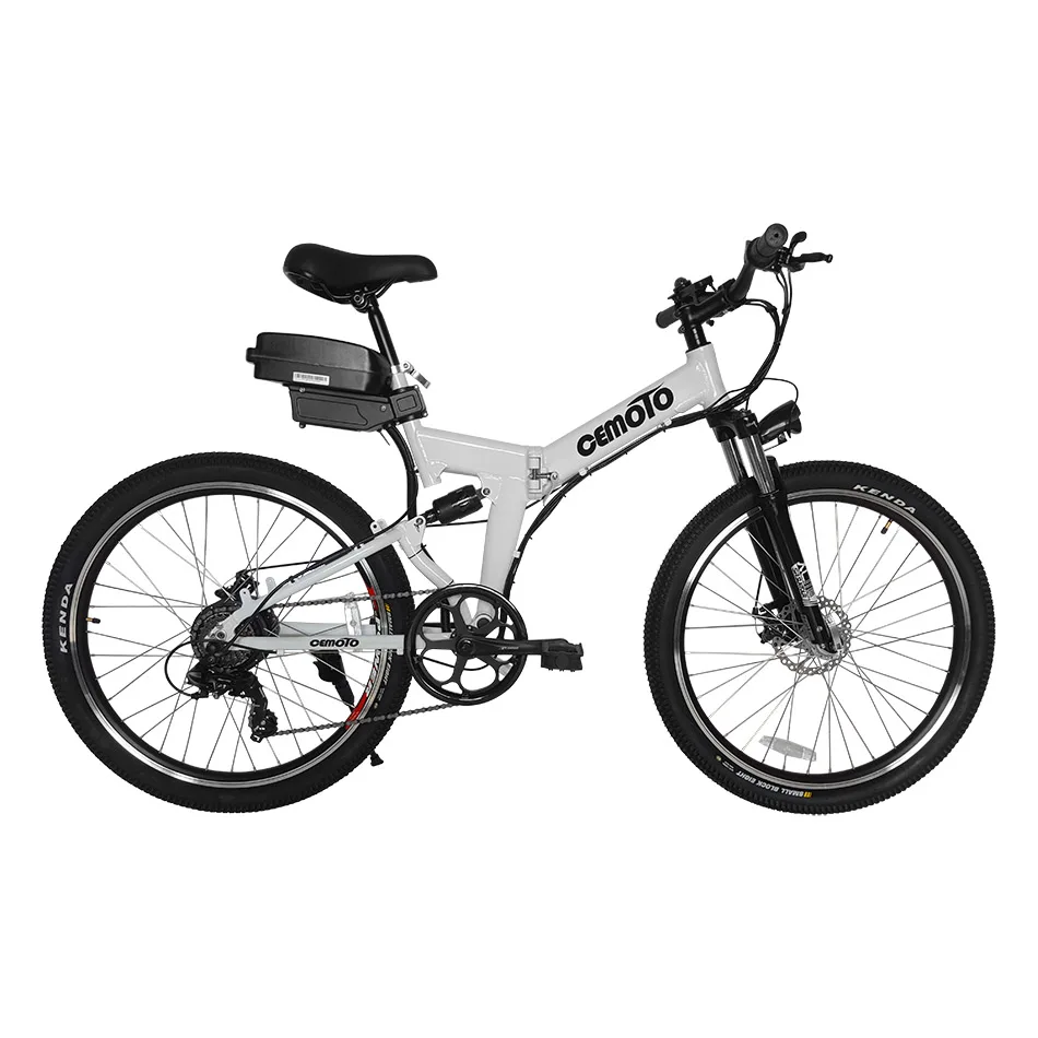 Cheap MTB 350W 500W 1000W 26 Inch 7 Speed Bicycle Lithium Battery Disc Brake Folding Mountain Electric Bike