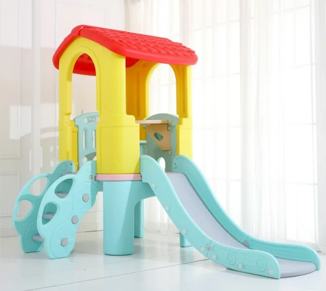 Manufacturer Climbing Kids Slide Indoor Plastic Combination Playground Playhouse Equipment