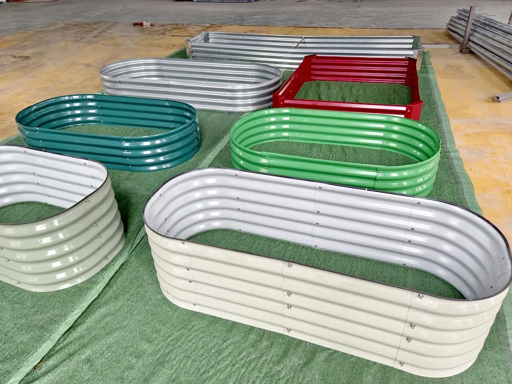 Metal Raised Garden Beds Outdoor Large Planter Box Galvanized Steel Planters