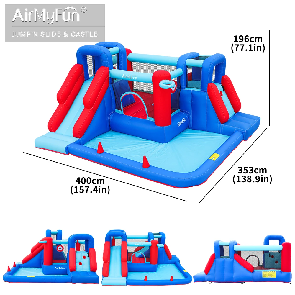 Wholesale Jumping Kids Inflatable Bounce House home Use Bouncy Castle Bounce House With Slide Combo