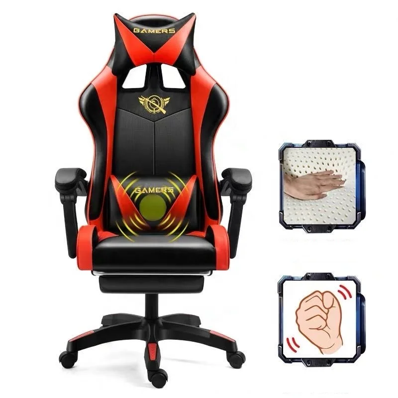 Hot sale computer gaming chair with footrest good price gaming chair