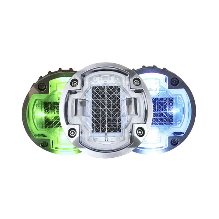 High Quality Round Embedded Durable Aluminum Material Solar Powered Led Flashing Cats Eyes Road Markings For Highway