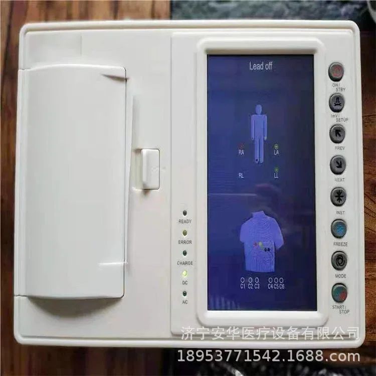 Промывочная жидкость & химических веществ электрокардиограф медицинский 12 привести три канала шесть бытовой детектор Портативный динамический электрокардиограф w