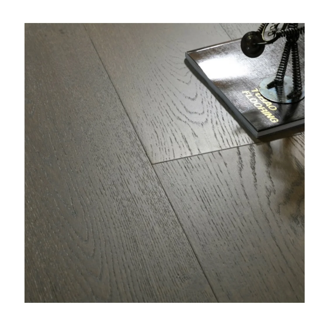 15mm wide Plank Wash Distressed Wood Floor European White Oak Industrial Hard Wood Engineered Flooring for house