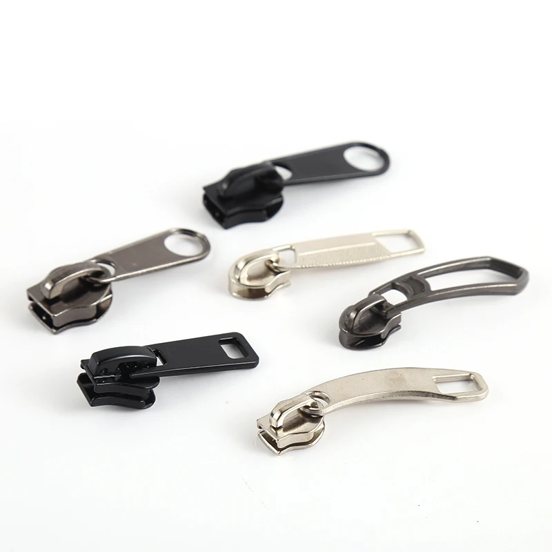 Zipper Head for Clothes Home Textile Baggage Wholesale Custom Colored Bags Shoes #5 Zinc Alloy Zipper Pull
