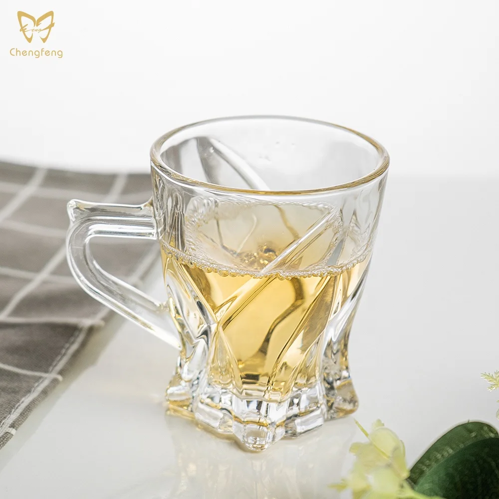 hot sale lead-free coffee or tea glass mug