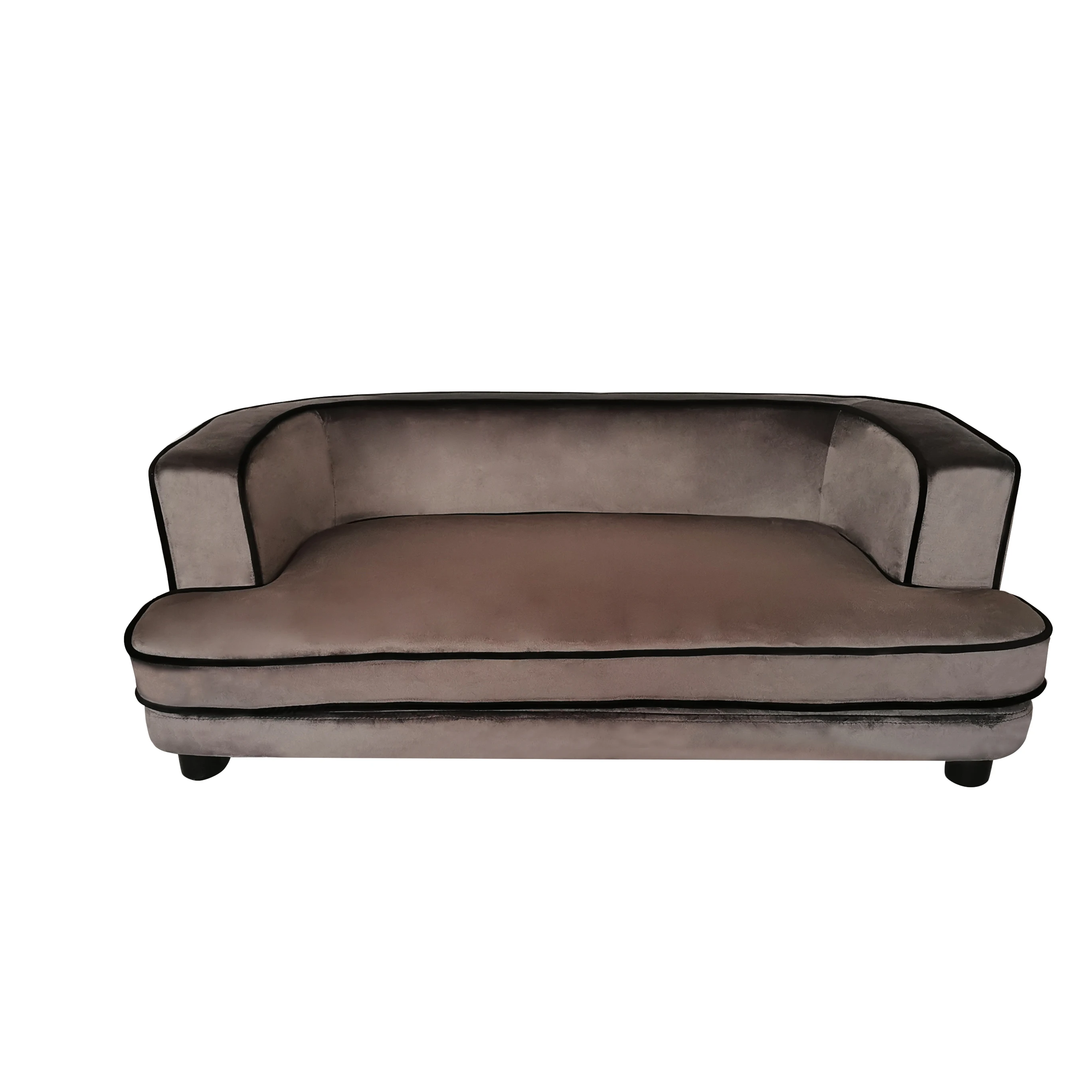 Laynsino Eco-Friendly Soft Animal Sofa Bed for Dogs Winter Season Velvet Wool Wood Fabric Velvety Cover Small Size Wholesale