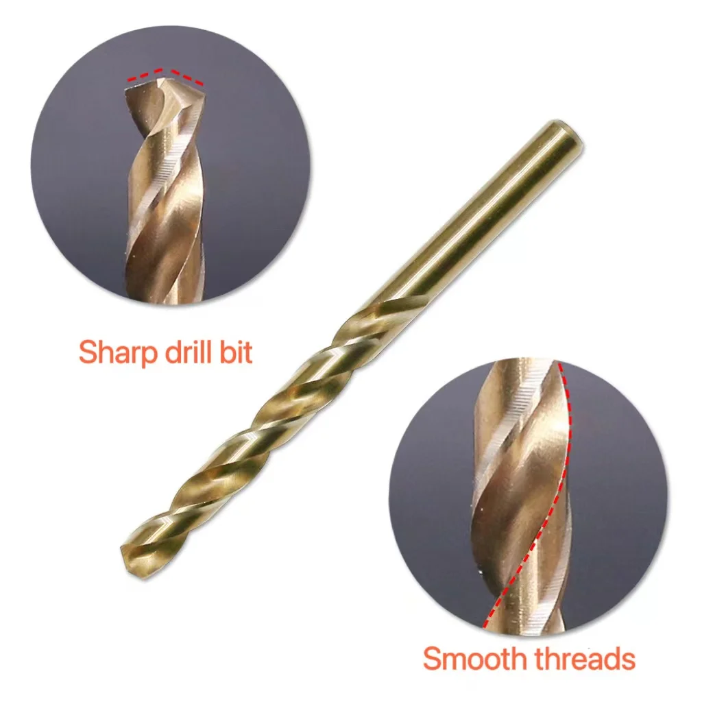 Hss Cobalt Twist Drill  Bits Metal Drilling Twist Drill For metal M35/M2