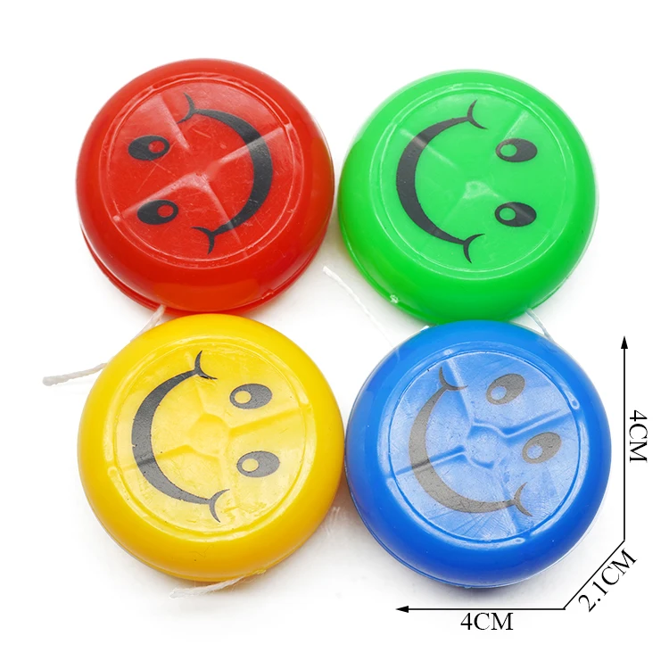 super magic cheap transparent Plastic yoyo ball with smiling face