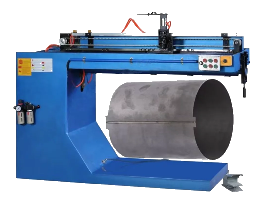 Resistance tinplate galvanized sheet tin drum pail barrel can side copper wire electrode straight seam welding machine