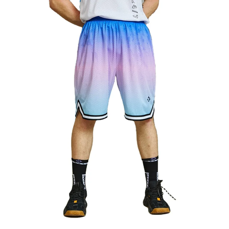 Breathable and Quick Drying Sports Wear Polyester Basketball Shorts For Men