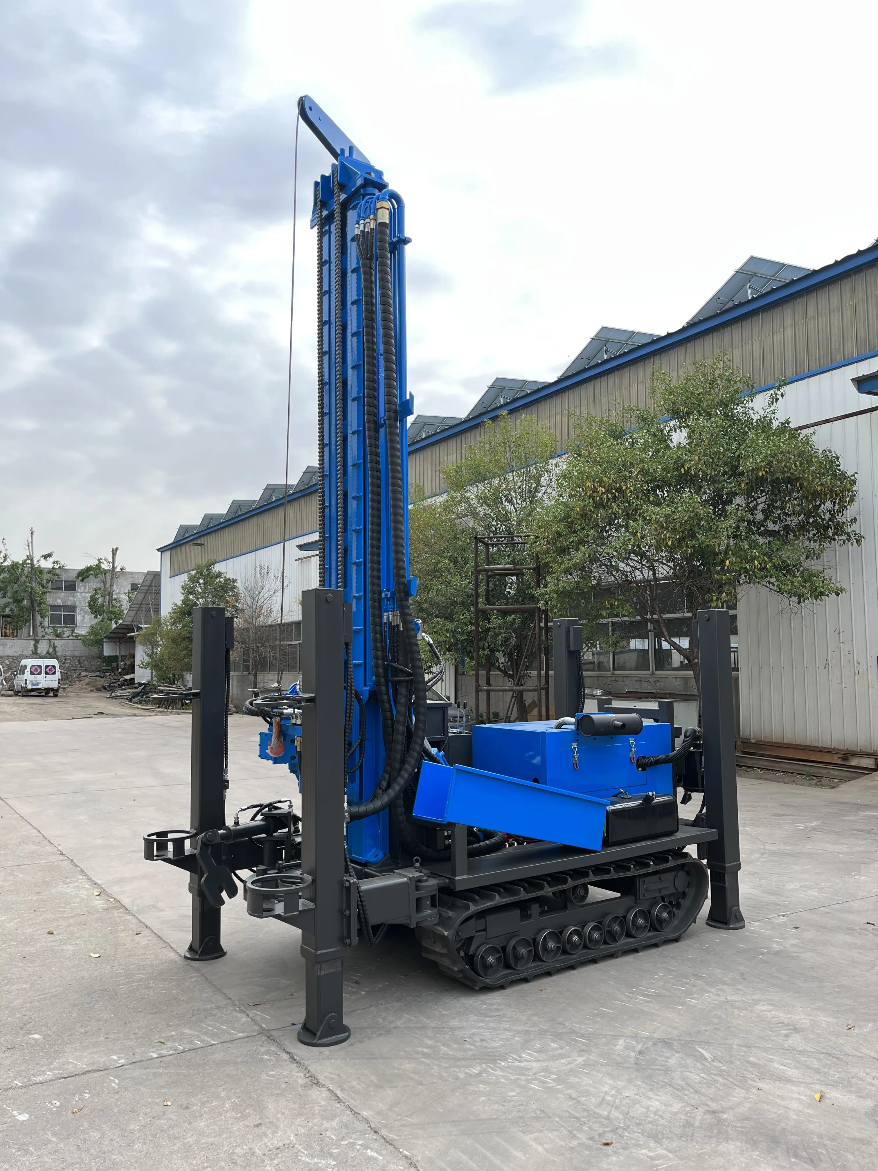 Hydraulic portable diesel 200 m deep water metal drilling machine water well drilling rig for water well
