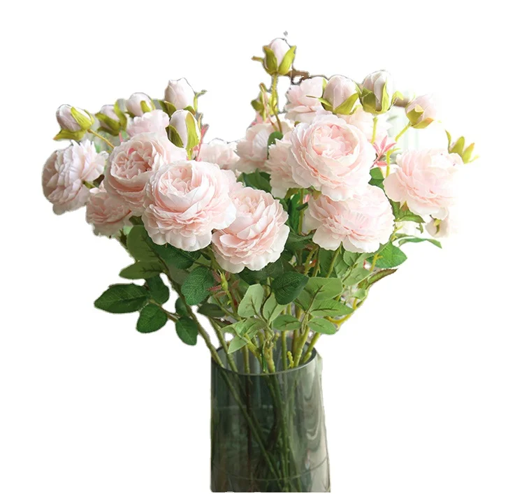 Large peony everlasting flowers artificial wedding bouquet