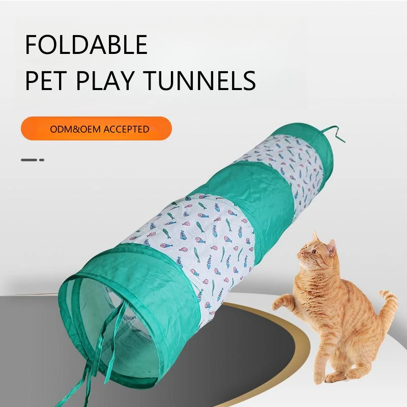Wholesale Pet Tent Toys Hamster Tubes And Tunnels Kit Bed Pet Folding House Cat Tunnels For Indoor Cat Pet Tunnel
