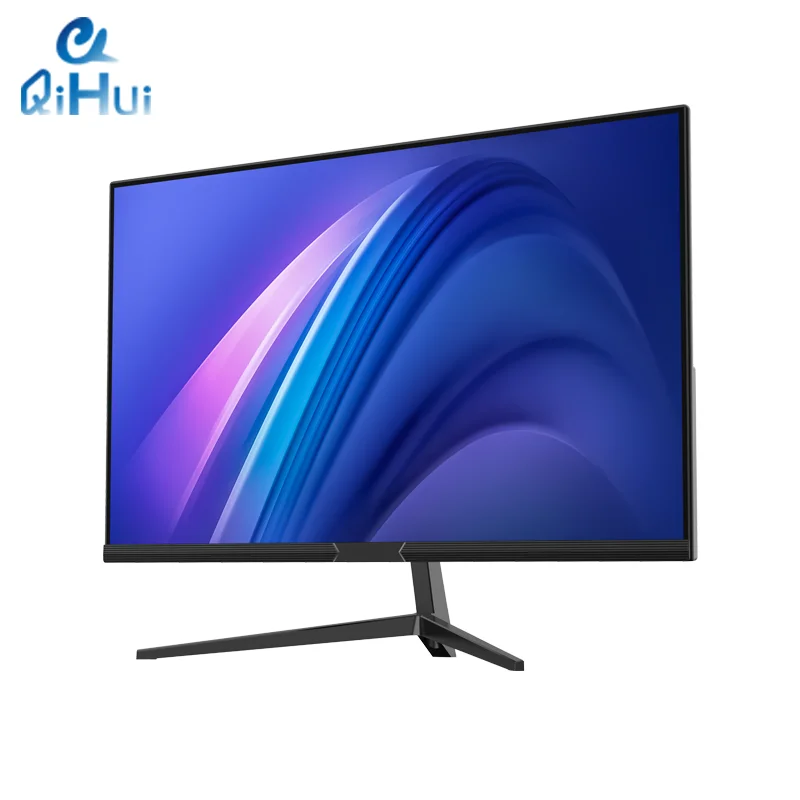 Qihui  23.8/27/31.5 inch led monitor computer 4k Ips 165hz  ips screen pc 1ms  Study Office Lcd monitor Rgb Light Bar
