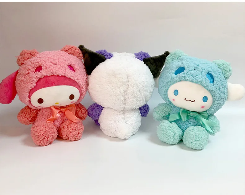 Cartoon Panda Transforms into Sanrios Series Doll Meat Precious Dog vending Machine Plush Toys