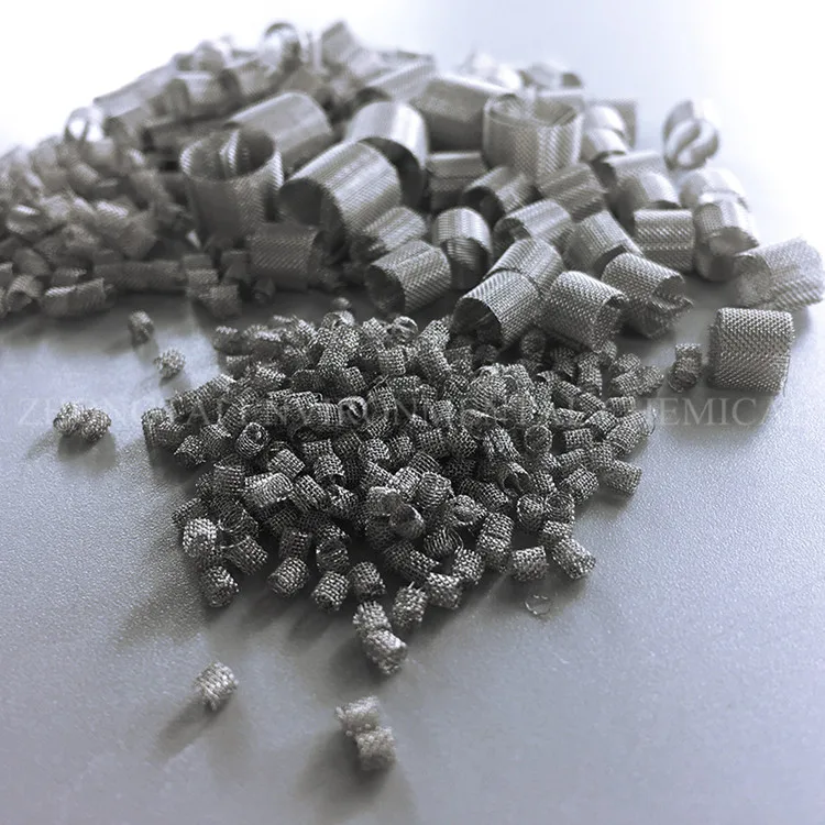 Stainless steel metal mesh dixon ring / metal laboratory packing ring