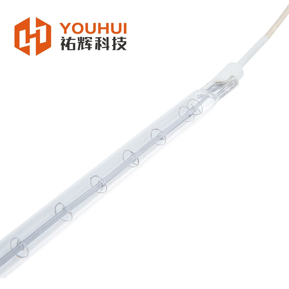 R7S 2000w 235v white quartz heating tube plated infrared lamp