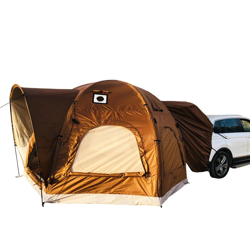 Hexagonal integrated spherical TPU inflatable tent Outdoor camping can be connected to the rear waterproof tent