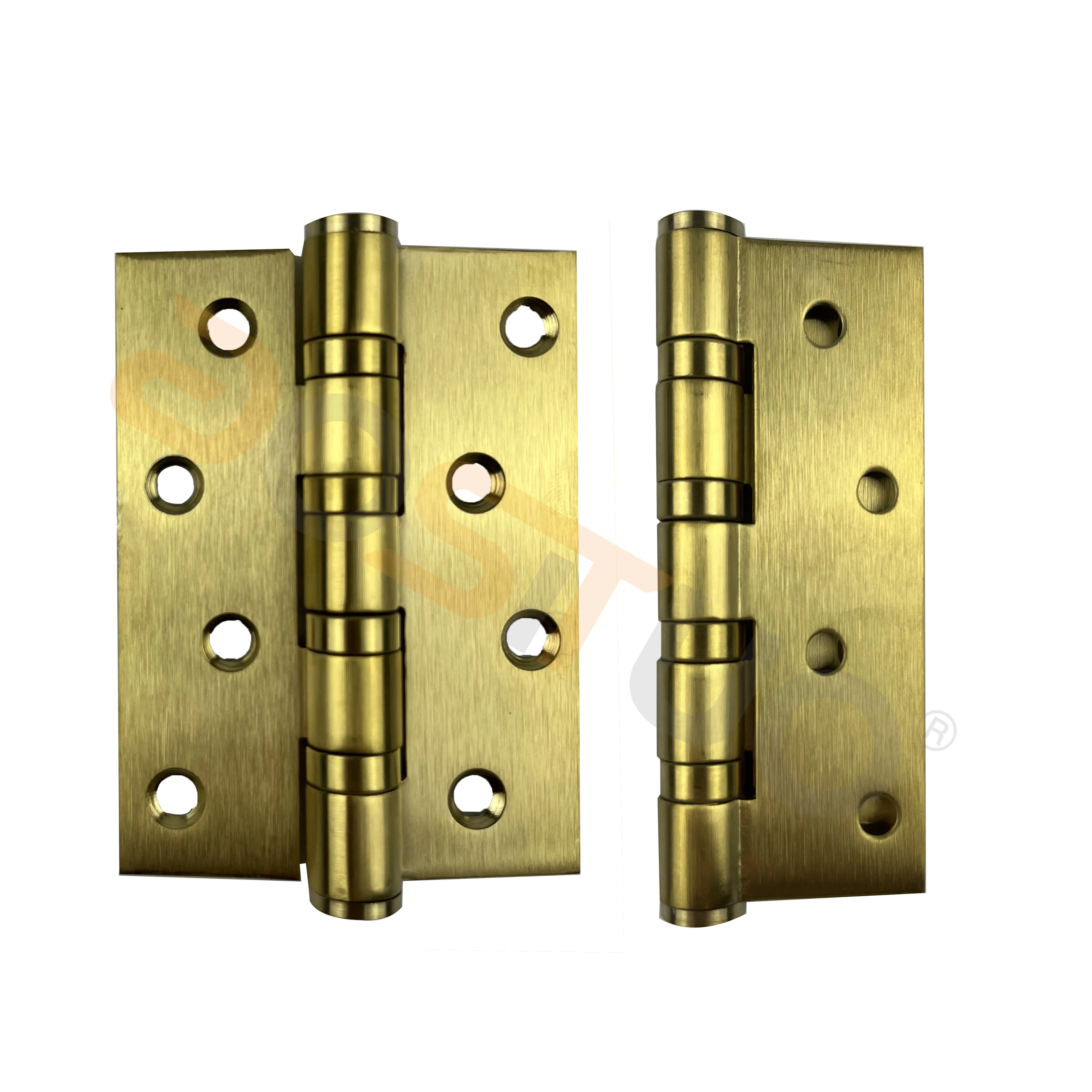 Stainless Steel 304/201 Pivot Hinges 4 Inch Flat Butt Door Hinge Ball Bearing 4BB Furniture Welded Door Hinge For Wooden Doors