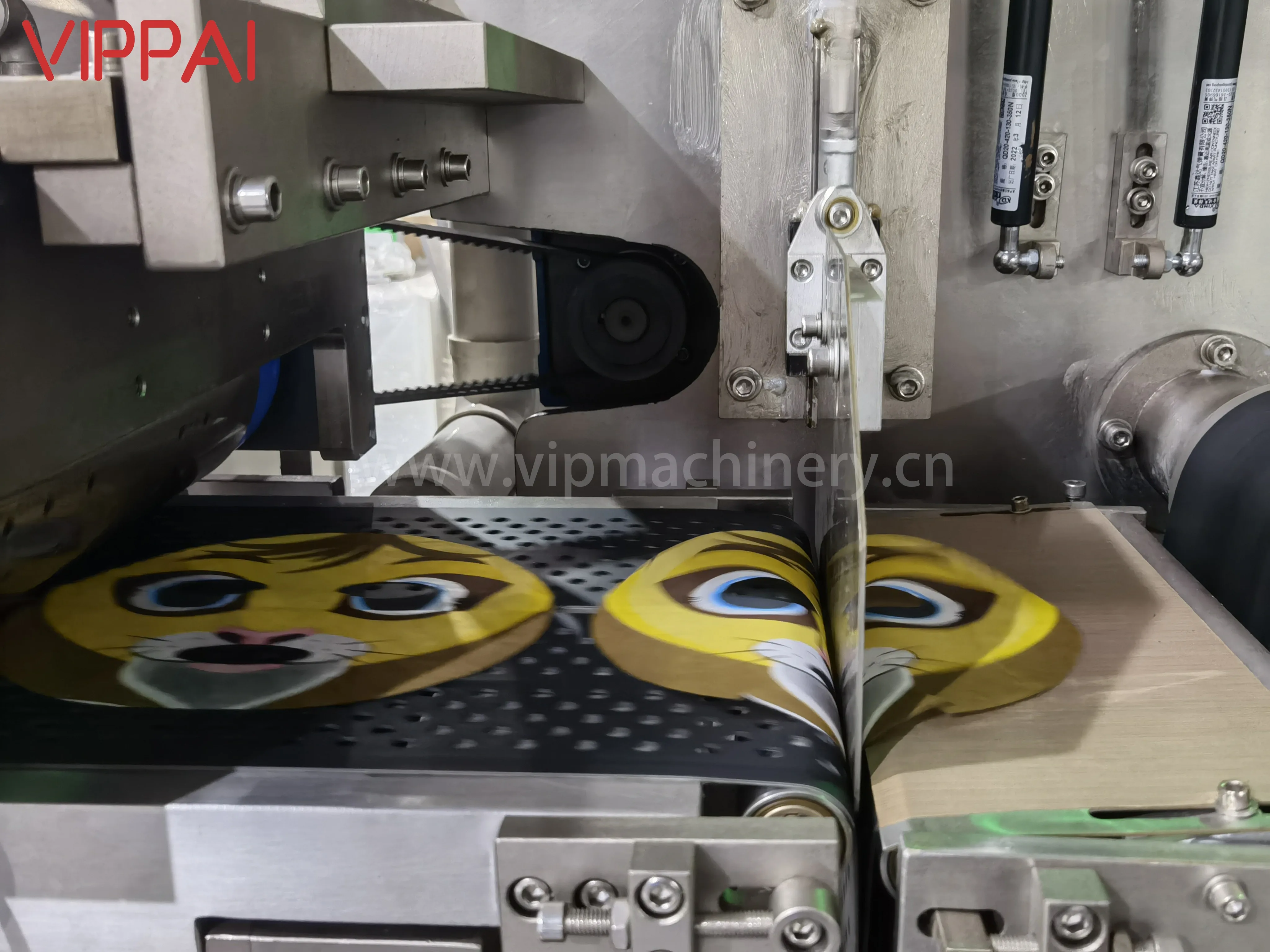 VIPPAI Turkey Popular Full Auto Beauty Cosmetics Face Beauty Fabric Facial Mask Sheet Making Packing Machine(Bag Making)