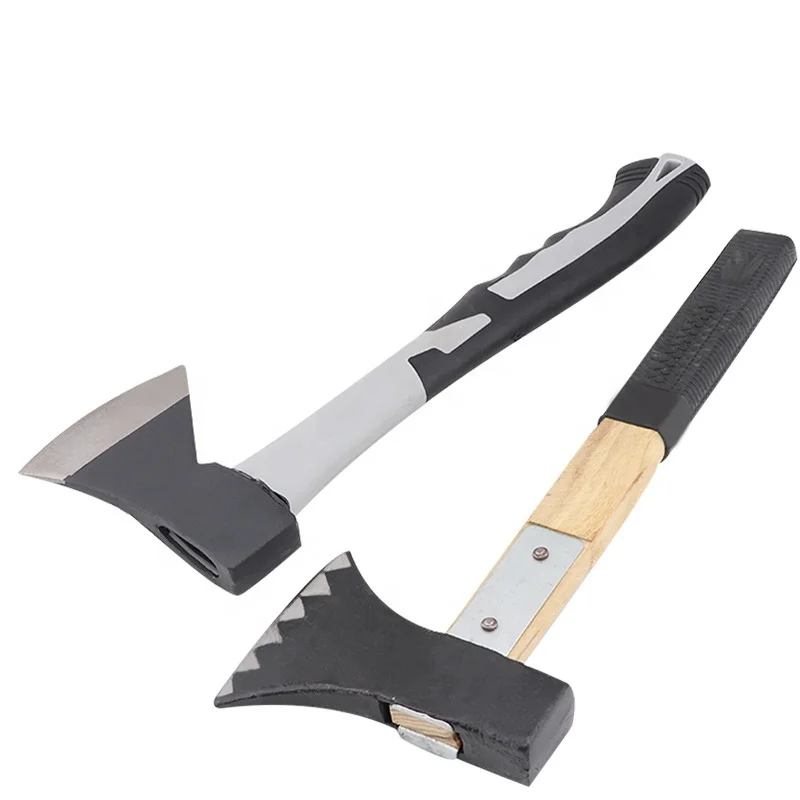 Multi-purpose Working Broad Felling Axe Hatchet Ax With Plastic Coated Fiberglass Handle