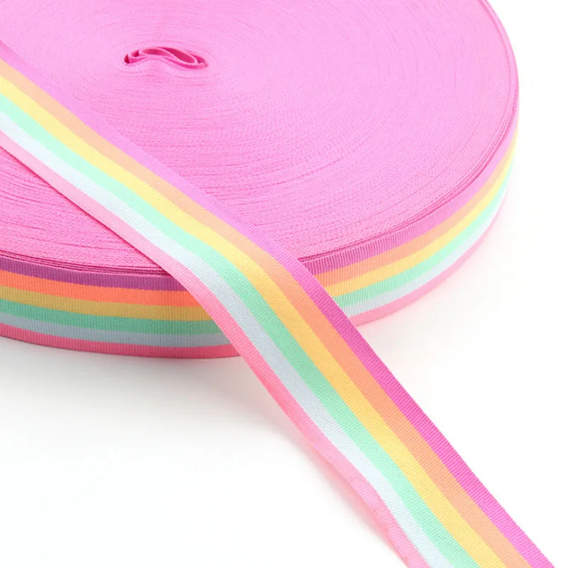 custom printed patterned recycled polyester webbing belt tape for dog collars