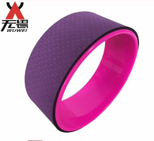 Eco friendly 15 inch tpe abs material yoga wheel for Back Roller and Stretch