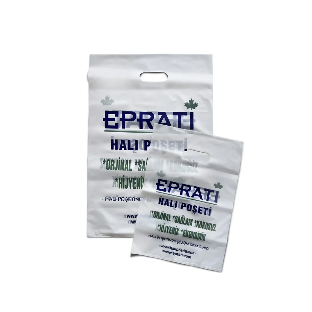 Manufacturer Guaranteed Disposable Reinforced Die Cut Plastic Bag Made from High Quality MDPE Raw Material