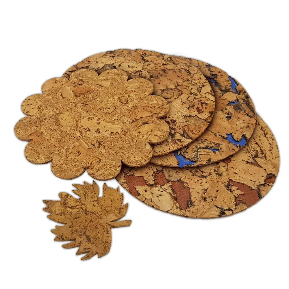Sizes and Shapes Cork Coasters