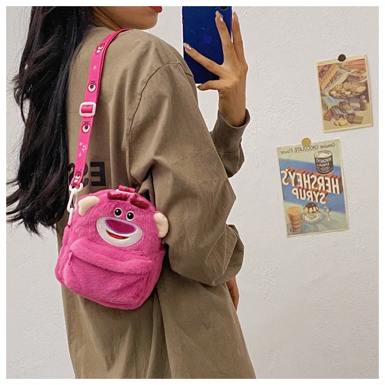 New Arrival  Fall Winter Fur Bags Women Girls Mini Bags Cute Animal Shape Shoulder Bags Girls Purses