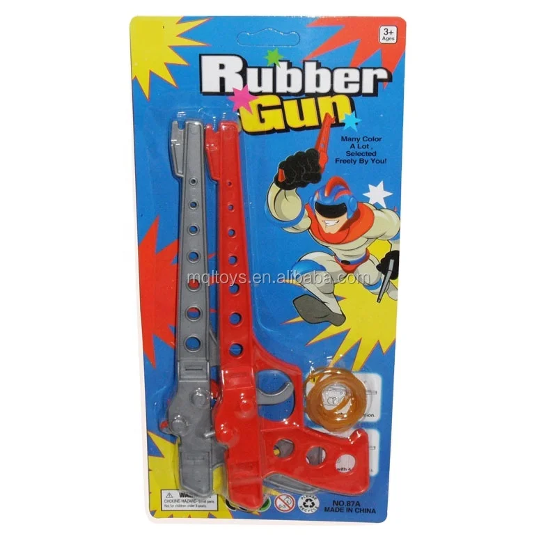
Novelty gadget toy original rubber elastic band gun shooter gun 