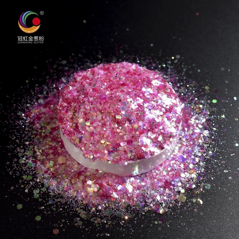 GH5210DD  High Quality Nail Sequin Cosmetic Glitter Powder Eco-Friendly PET Material Fine Craft Industrial Glitter